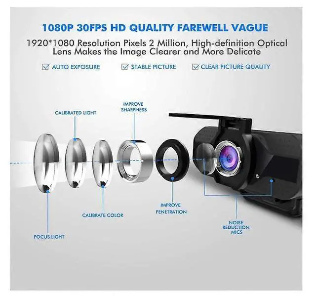 Alt view image 5 of 5 - Ecocleanpath 1080P Webcam with Microphone, Privacy Cover & Tripod - HD Computer Camera for Video Calling & Recording