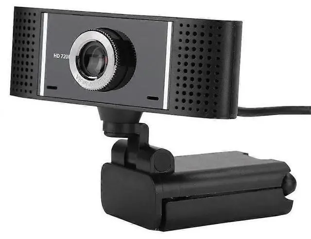 Main image of Ecocleanpath Rotatable Foldable USB 720P Webcam with Manual Focus for PC Laptop, Black