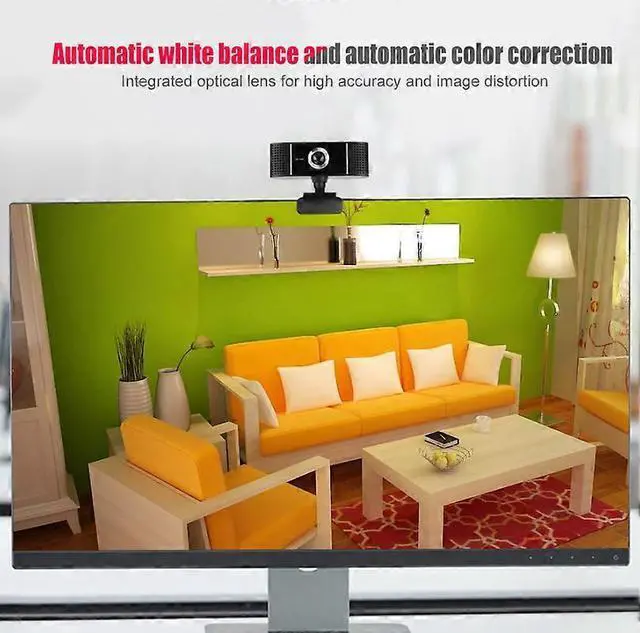 Alt view image 5 of 5 - Ecocleanpath Rotatable Foldable USB 720P Webcam with Manual Focus for PC Laptop, Black