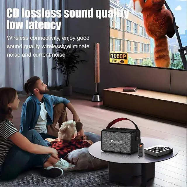 Alt view image 5 of 5 - Ecocleanpath Bluetooth 5.4 Transmitter & Receiver for TV/Car, Low Latency HD Audio, Hands-Free Calling (Black)