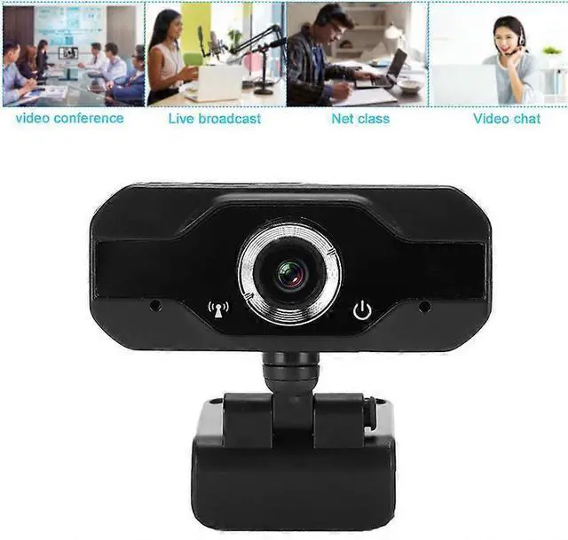 Alt view image 2 of 5 - Ecocleanpath 1080P HD USB Webcam with Microphone for Live Streaming, Online Classes & Video Calls (Black)