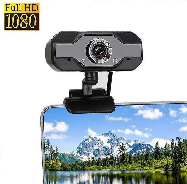 Alt view image 3 of 5 - Ecocleanpath 1080P HD USB Webcam with Microphone for Live Streaming, Online Classes & Video Calls (Black)