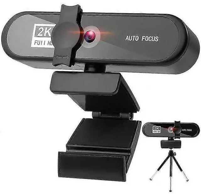 Main image of Ecocleanpath 2K1104 HD Webcam with Microphone, 120° Wide Angle, Auto Low-Light Correction for Streaming & Video Calls