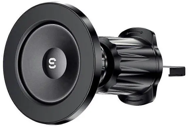 Main image of Ecocleanpath Magnetic Car Phone Holder with MagSafe, Universal Mount for iPhone 15/14/13/12 & Android - Black