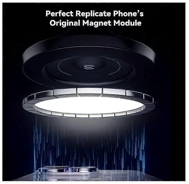 Alt view image 5 of 5 - Ecocleanpath Magnetic Car Phone Holder with MagSafe, Universal Mount for iPhone 15/14/13/12 & Android - Black