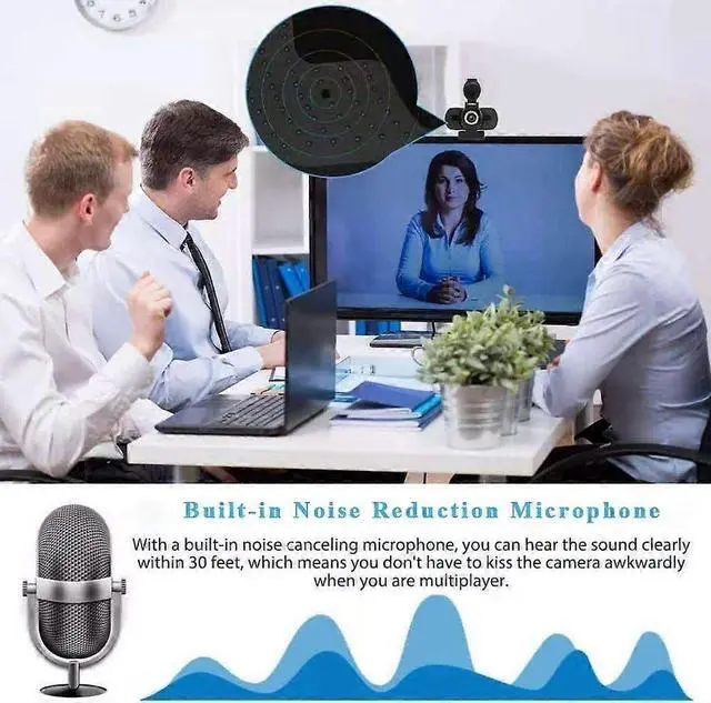 Alt view image 3 of 5 - Ecocleanpath Mini 1080P Webcam with Privacy Cover & Built-in Mic, Plug & Play USB Computer Camera for Laptop/Desktop