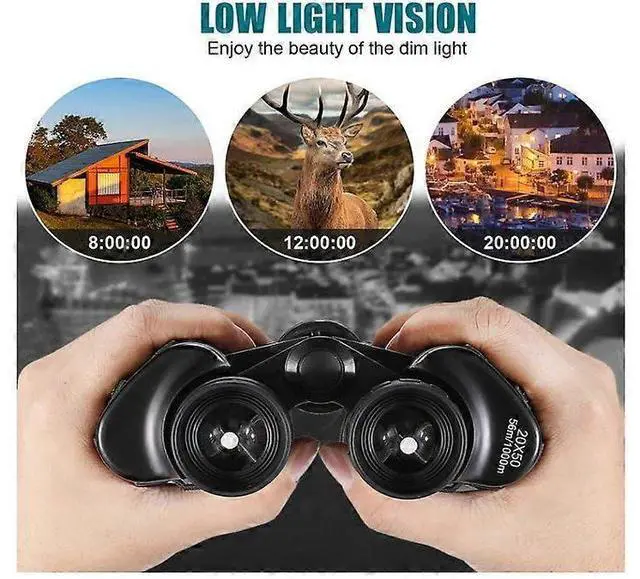 Alt view image 5 of 5 - Ecocleanpath 20x50 High Power Binoculars with Low Light Night Vision, Waterproof Compact for Adults & Kids (Black)