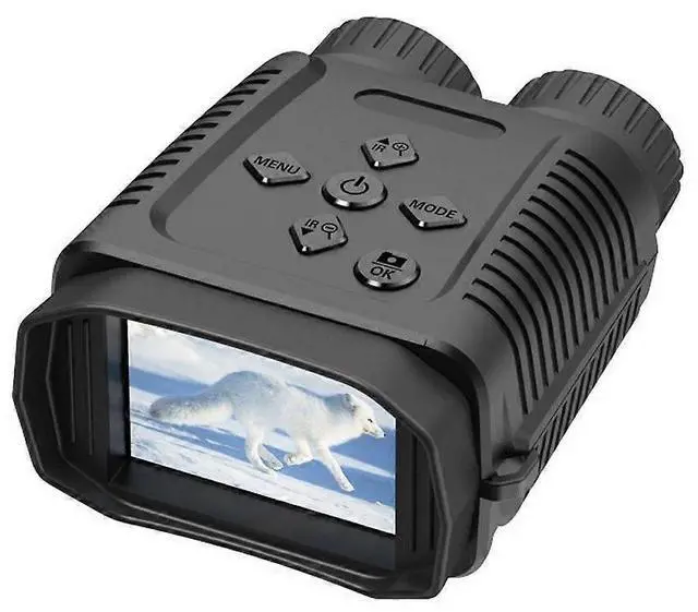 Main image of Ecocleanpath 4K Mini Night Vision Goggles, Rechargeable 2.4" Screen, 8x Zoom & 1312ft Range for Camping (Black)