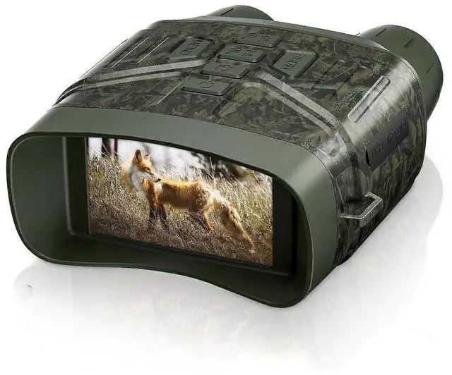 Main image of Ecocleanpath 4K Night Vision Goggles with 3'' HD Screen, 32GB Card, Photo/Video Capture - Green