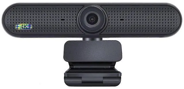 Main image of Ecocleanpath 4K HD Webcam with Microphone & Noise Reduction - Plug & Play USB Computer Camera for Meetings & Streaming (Black)