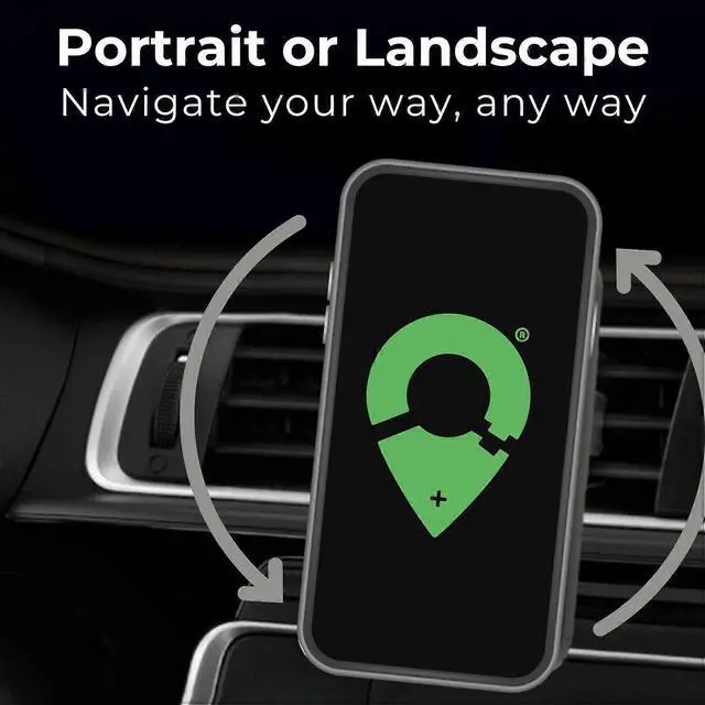 Alt view image 5 of 5 - Ecocleanpath MagSafe Car Vent Mount & 15W Wireless Charger for iPhone 16-12 | Fast Magnetic Phone Holder (White)