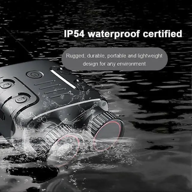 Alt view image 5 of 5 - Ecocleanpath 5X Digital Zoom Night Vision Goggles, 1080p HD Infrared Binoculars for Hunting & Surveillance (Black)