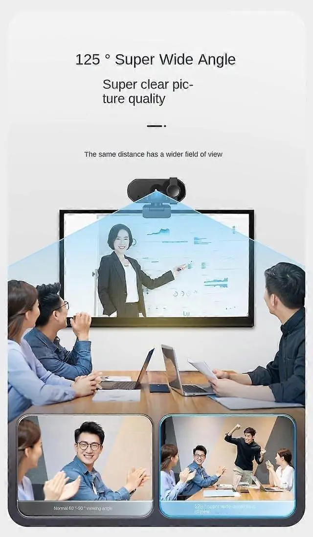 Alt view image 4 of 5 - Ecocleanpath 2K Webcam for PC & Laptop, 1440P HD Streaming, Plug & Play USB Camera with Noise-Cancelling Mic (Black)