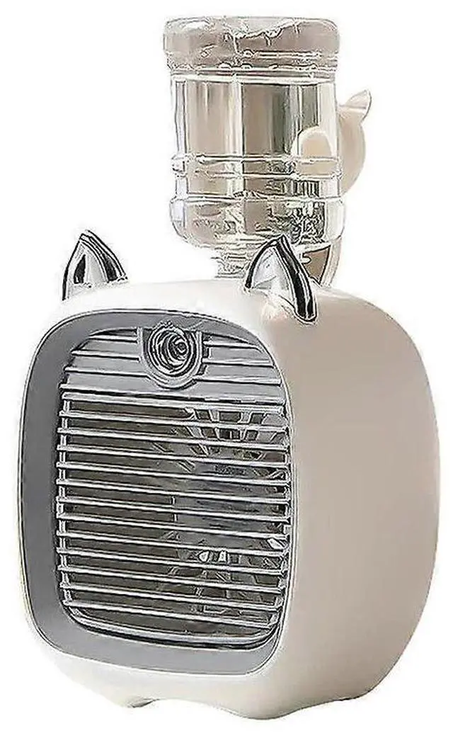 Main image of Ecocleanpath Grey Portable Fan with Nano Spray, 3-Speed Brushless Motor, 2400mAh Battery for Outdoor & Indoor Cooling