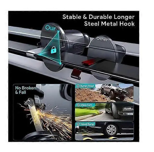 Alt view image 5 of 5 - Ecocleanpath 15W Auto-Clamping Wireless Car Charger & Phone Holder, 360° Rotatable, Gold