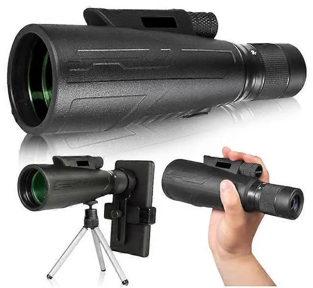 Main image of Ecocleanpath 30x50 HD Monocular with Smartphone Adapter, BAK-4 Prism & FMC Lens for Bird Watching, Hunting, Hiking