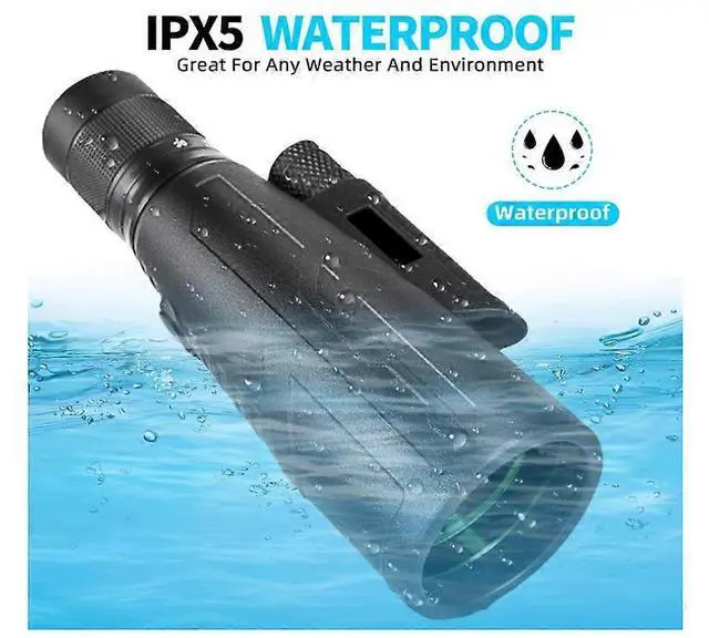 Alt view image 5 of 5 - Ecocleanpath 30x50 HD Monocular with Smartphone Adapter, BAK-4 Prism & FMC Lens for Bird Watching, Hunting, Hiking