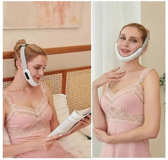 Alt view image 5 of 5 - Ecocleanpath White Electric V Face Massager - Microcurrent & Vibration Lifting, Double Chin Removal & Skin Tightening