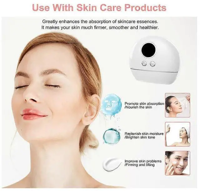 Alt view image 3 of 5 - Ecocleanpath Electric Gua Sha Facial Massager with Microcurrent, Heat & Vibration - White | Skin Lifting & Relaxation