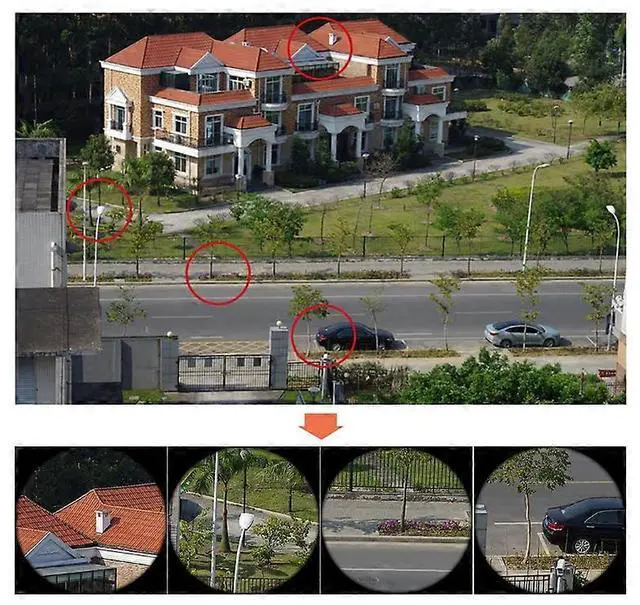 Alt view image 5 of 5 - Ecocleanpath 10-300x40mm BAK4 Monocular Telescope with Phone Holder & Tripod for Bird Watching, Black