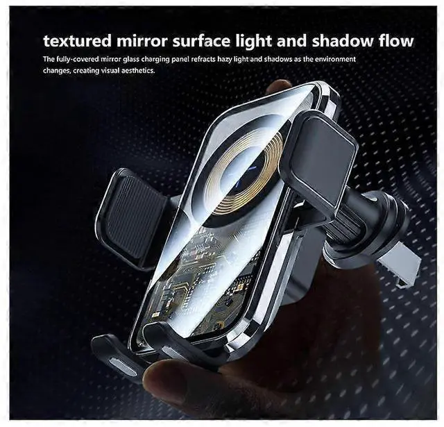 Alt view image 5 of 5 - Ecocleanpath 15W Super Magnetic Car Phone Holder & Wireless Charger | Fast Charging Bracket, Black