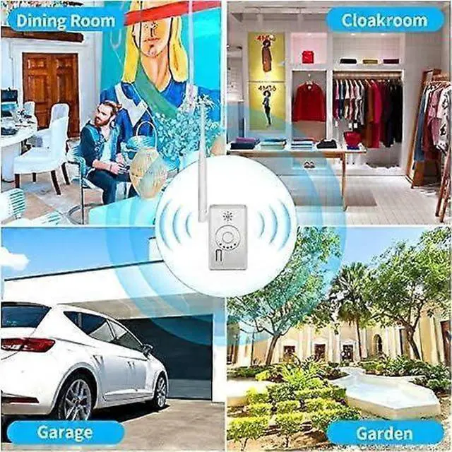 Alt view image 5 of 5 - Ecocleanpath White WiFi Range Extender & Booster with Power Supply, Dual Mode Repeater/AP for Whole Home Coverage