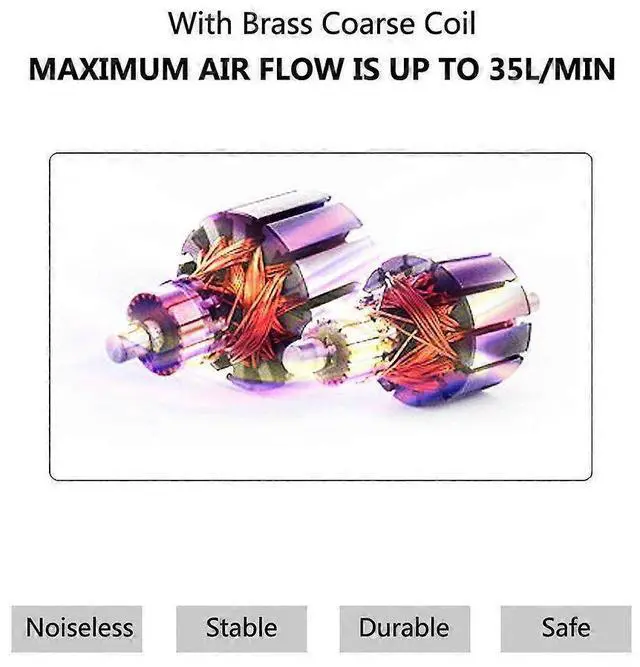 Alt view image 3 of 5 - Ecocleanpath Portable 12V Air Compressor Pump, 150PSI Digital Tire Inflator for Cars, Bikes & Motorcycles