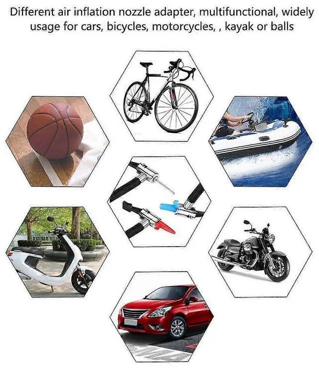 Alt view image 5 of 5 - Ecocleanpath Portable 12V Air Compressor Pump, 150PSI Digital Tire Inflator for Cars, Bikes & Motorcycles