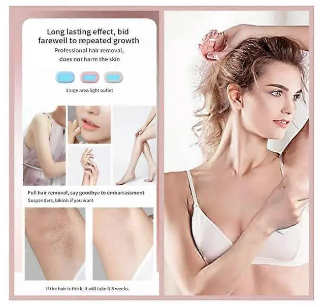 Alt view image 5 of 5 - Ecocleanpath At-Home IPL Hair Removal Device for Women - Painless & Permanent, 999,999 Flashes, 5 Energy Levels (White)