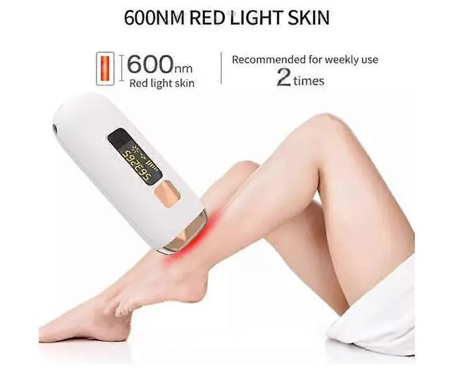Alt view image 4 of 5 - Ecocleanpath At-Home IPL Hair Removal Device for Women - Painless & Permanent, 999,999 Flashes, 5 Energy Levels (White)
