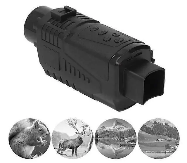Alt view image 5 of 5 - Ecocleanpath Digital Night Vision Monocular 1080p HD, 5X Zoom & Infrared for Darkness, Black
