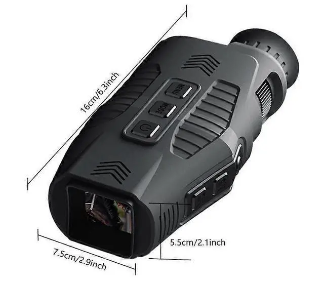 Alt view image 5 of 5 - Ecocleanpath 1080p Infrared Night Vision Monocular, 5x Zoom & 984ft Range for Hunting & Wildlife