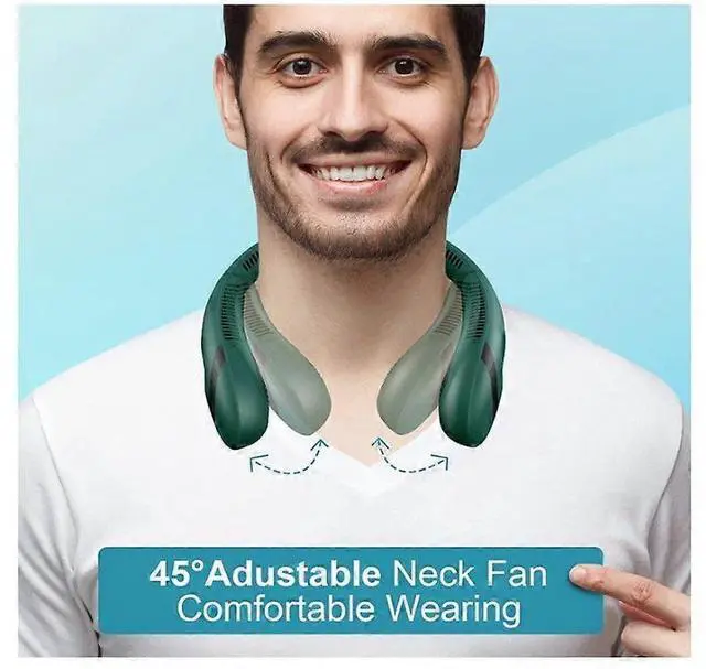 Alt view image 2 of 5 - Ecocleanpath Chonus FS_zzh_0615_15 Portable Fan, 5000mAh 18H Battery, 3-Speed Adjustable & Foldable