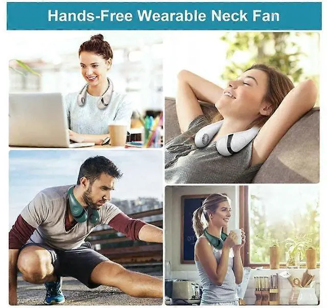 Alt view image 4 of 5 - Ecocleanpath Chonus FS_zzh_0615_15 Portable Fan, 5000mAh 18H Battery, 3-Speed Adjustable & Foldable