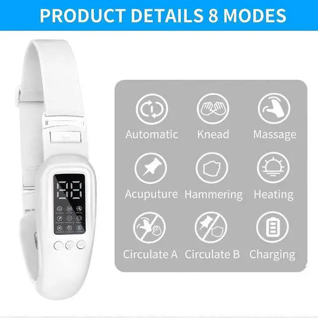 Alt view image 3 of 5 - Ecocleanpath V Face Beauty Device, 8 Modes & 15 Levels Double Chin Reducer for Women - Facial Lifting Massager