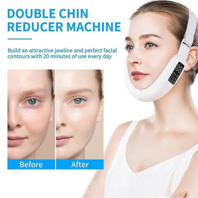Alt view image 4 of 5 - Ecocleanpath V Face Beauty Device, 8 Modes & 15 Levels Double Chin Reducer for Women - Facial Lifting Massager