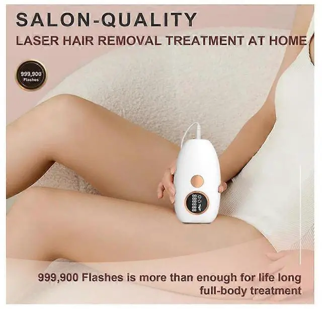 Alt view image 5 of 5 - Ecocleanpath At-Home IPL Hair Removal Device for Women & Men - Painless Permanent Hair Removal for Face, Body, Bikini Line