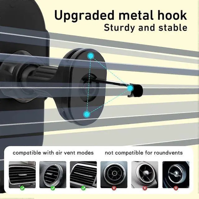 Alt view image 4 of 5 - Ecocleanpath 15W Qi Fast Wireless Car Charger Mount, Auto Clamping Phone Holder for iPhone & Samsung (Yellow)