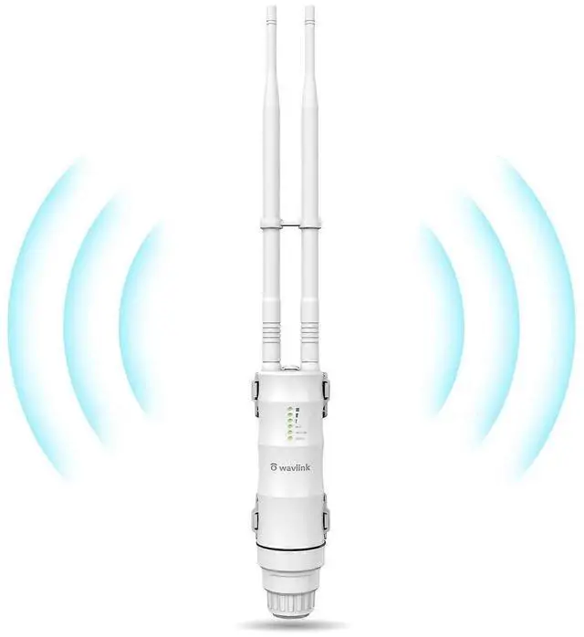 Main image of Ecocleanpath AC600 Outdoor WiFi Access Point & Extender, Dual Band 2.4G+5G Weatherproof Router with PoE