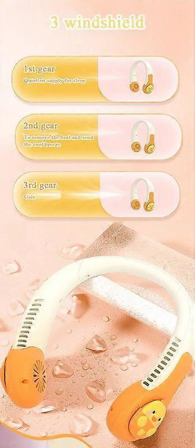 Alt view image 2 of 5 - Ecocleanpath Portable Fan with 3 Speeds, Long Battery Life & Quiet Operation, Purple | Strong Cooling for Home & Travel