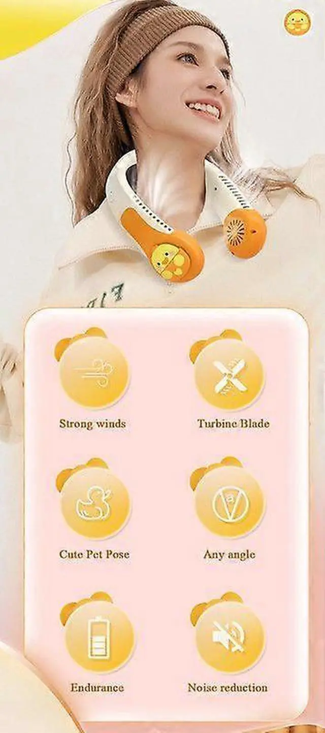 Alt view image 4 of 5 - Ecocleanpath Portable Fan with 3 Speeds, Long Battery Life & Quiet Operation, Purple | Strong Cooling for Home & Travel