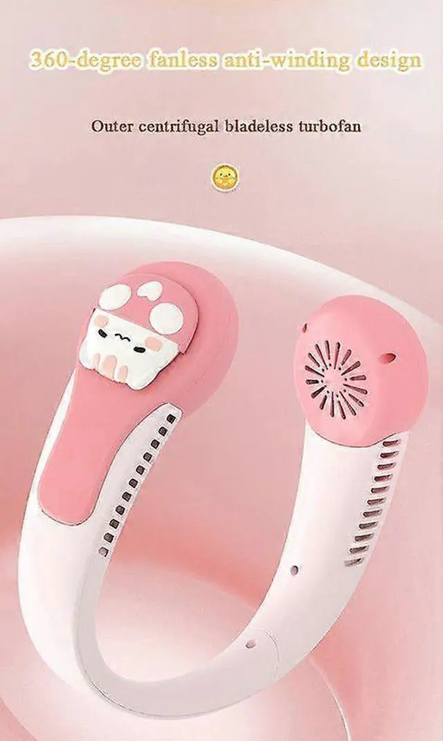 Alt view image 5 of 5 - Ecocleanpath Portable Fan with 3 Speeds, Long Battery Life & Quiet Operation, Purple | Strong Cooling for Home & Travel