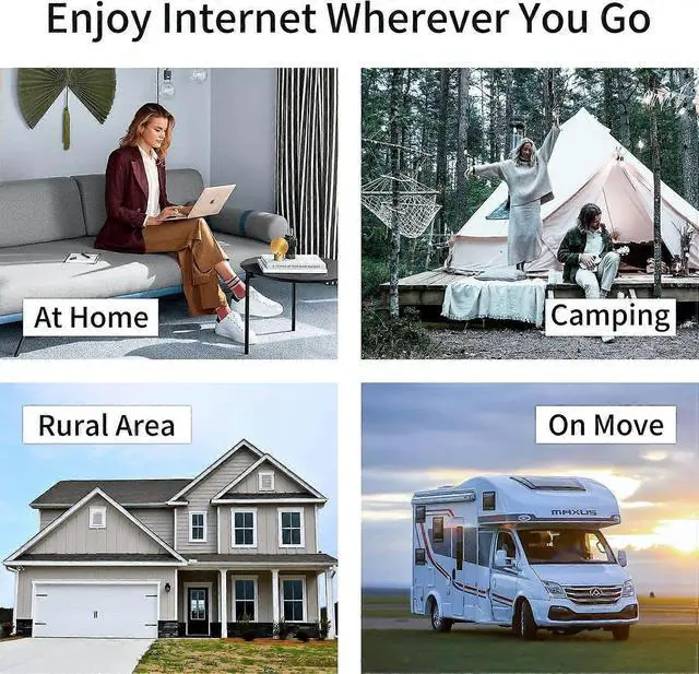 Alt view image 3 of 5 - Ecocleanpath Unlocked 4G LTE Router with SIM Slot, Detachable Antennas & USB Port - Industrial Metal Case (Black)