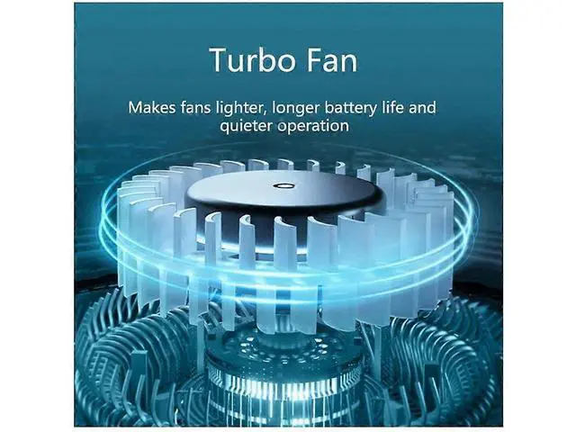 Alt view image 3 of 5 - Ecocleanpath Chonus FS_zzh_0615_34 Portable Neck Fan, Hands-Free USB Rechargeable with 3 Speeds