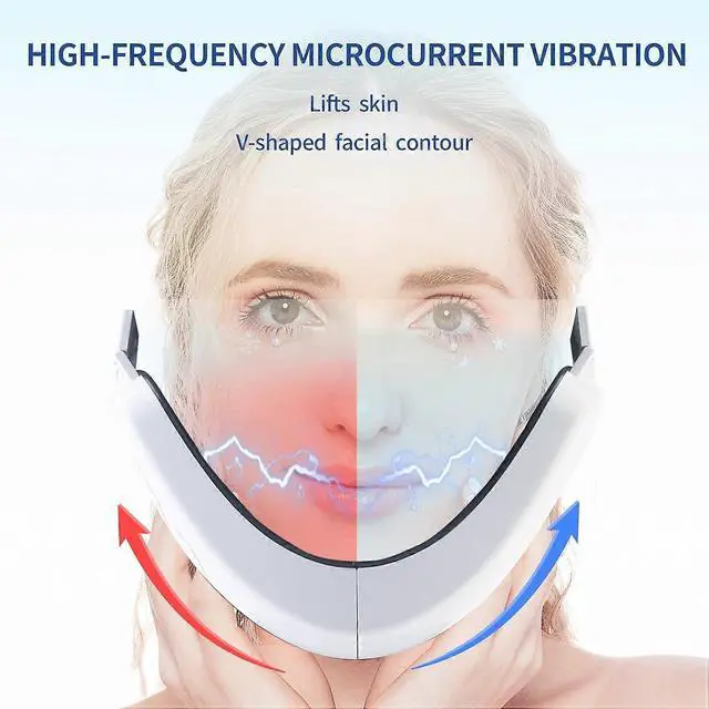 Alt view image 3 of 5 - Ecocleanpath Electric V-Face Massager: 6 Modes, 12 Gears for Double Chin Reduction & Facial Contouring