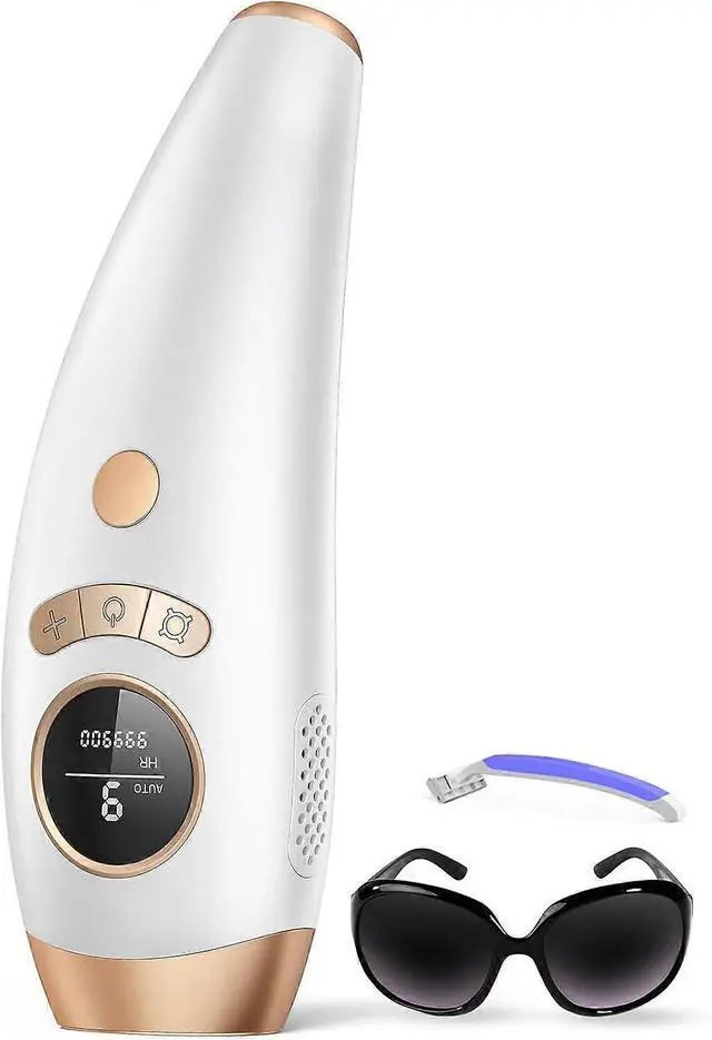 Main image of Ecocleanpath White IPL Laser Hair Removal Device for Women & Men, 999,900 Flashes, 9 Levels, Full Body Use