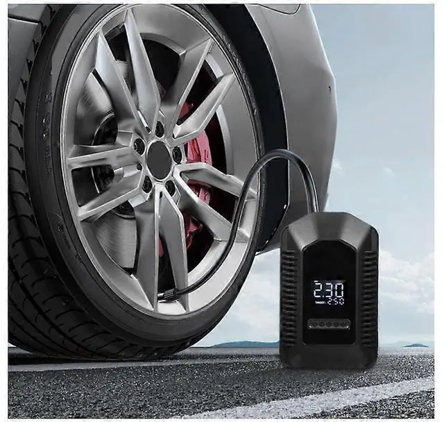 Alt view image 5 of 5 - Ecocleanpath 150PSI Portable Tire Inflator with Digital Display & LED Light - 12V Air Compressor for Cars, Bikes, Balloons