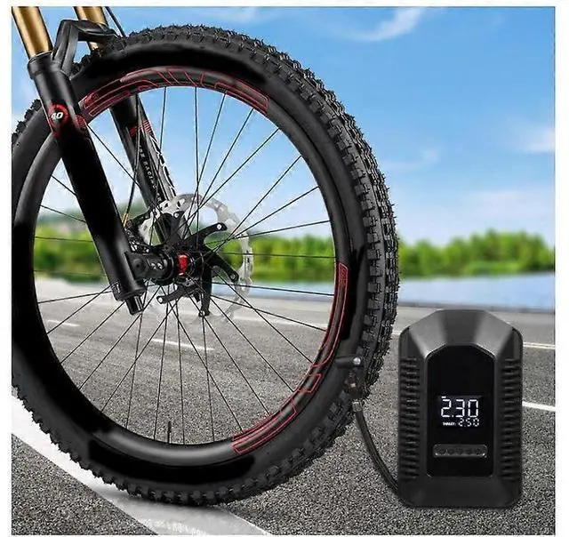 Alt view image 4 of 5 - Ecocleanpath 150PSI Portable Tire Inflator with Digital Display & LED Light - 12V Air Compressor for Cars, Bikes, Balloons