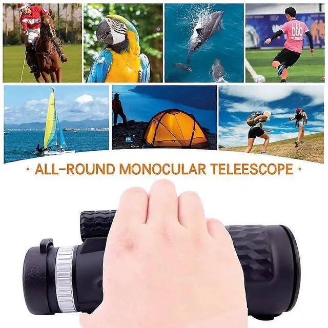 Alt view image 4 of 5 - Ecocleanpath 18x62 HD Monocular Telescope with Tripod & Phone Holder, BAK4 Prism for Bird Watching, Hunting, Camping