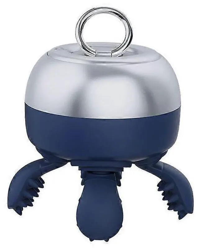 Main image of Ecocleanpath Rechargeable Electric Scalp Massager for Hair Growth & Stress Relief, Waterproof & Cordless (Blue)